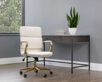 Sunpan - Urban Unity Kleo Office Chair - Snow - 106655 veiw 5