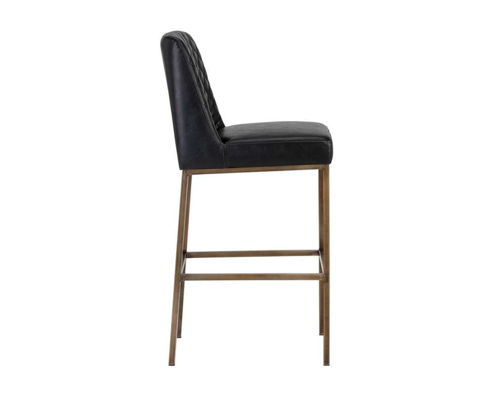 Sunpan - 5West Leighland Barstool - Coal Black - 104902 veiw 2