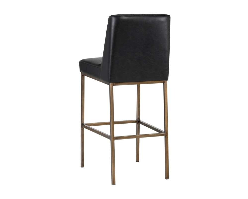 Sunpan - 5West Leighland Barstool - Coal Black - 104902 veiw 3