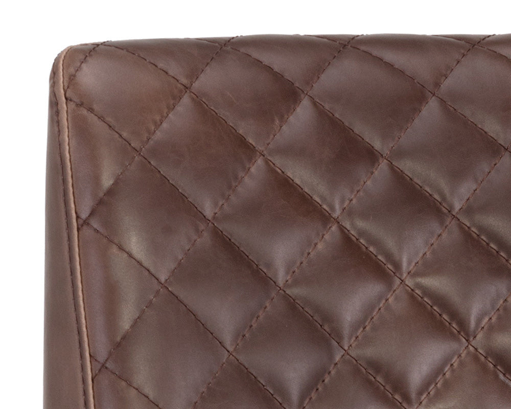 Sunpan - 5West Leighland Barstool - Havana Dark Brown - 104903 view 6