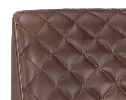 Sunpan - 5West Leighland Barstool - Havana Dark Brown - 104903 view 6