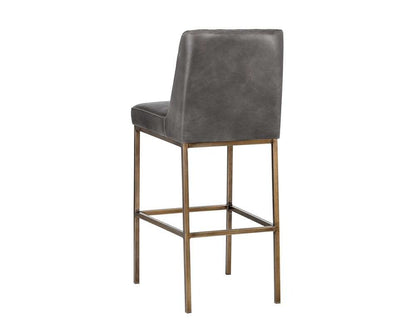 Sunpan - 5West Leighland Barstool - Overcast Grey - 104904_CLOSEOUT veiw 3