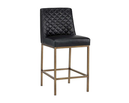 Sunpan - 5West Leighland Counter Stool - Coal Black - 104906 veiw 1