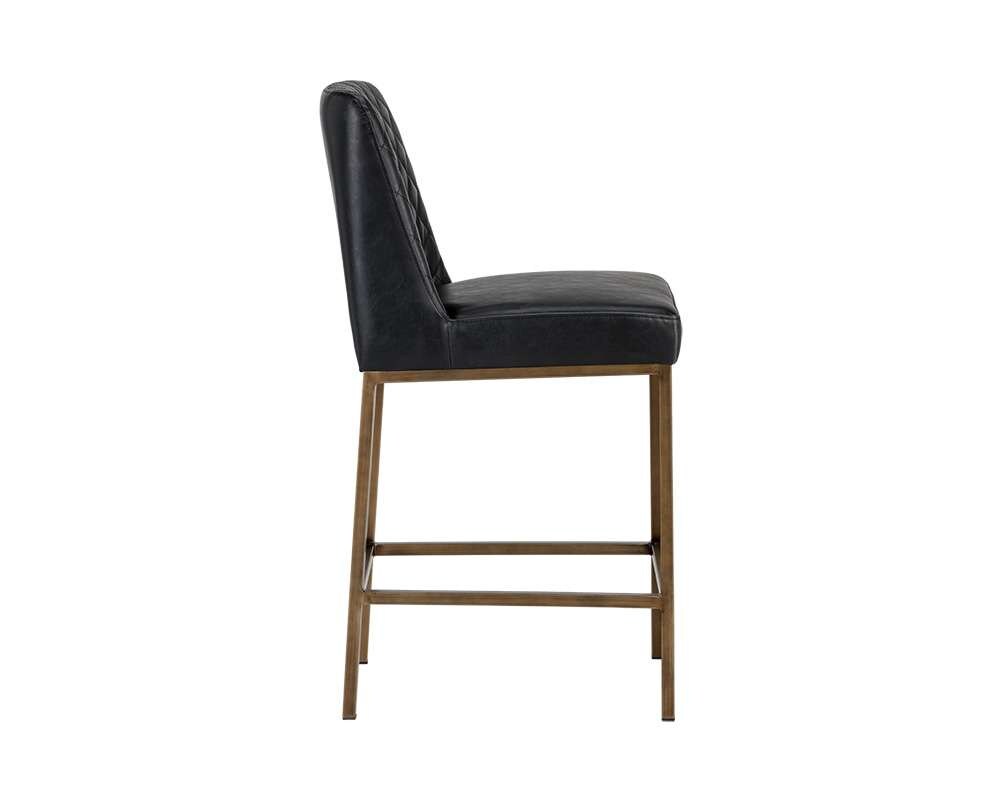 Sunpan - 5West Leighland Counter Stool - Coal Black - 104906 veiw 2