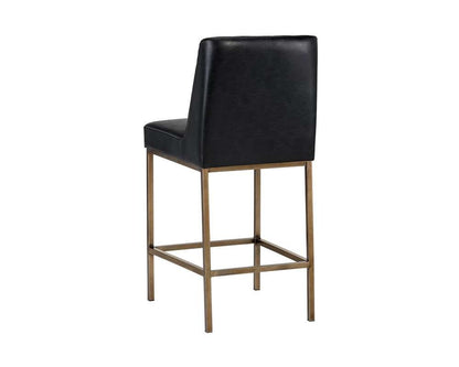 Sunpan - 5West Leighland Counter Stool - Coal Black - 104906 veiw 3