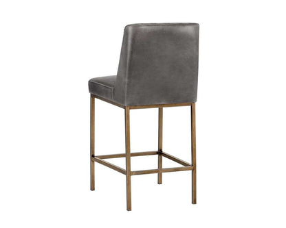 Sunpan - 5West Leighland Counter Stool - Overcast Grey - 104908 veiw 3