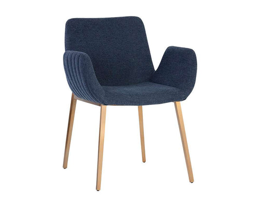 Sunpan - Lucano Dining Armchair - Belfast Navy - 106475_SUN veiw 1