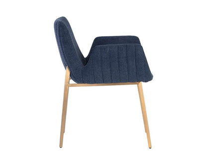 Sunpan - Lucano Dining Armchair - Belfast Navy - 106475_SUN veiw 3