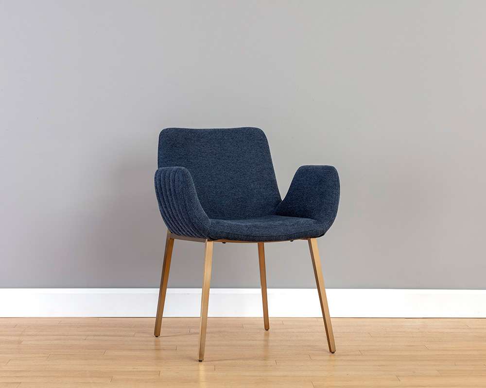 Sunpan - Lucano Dining Armchair - Belfast Navy - 106475_SUN veiw 5
