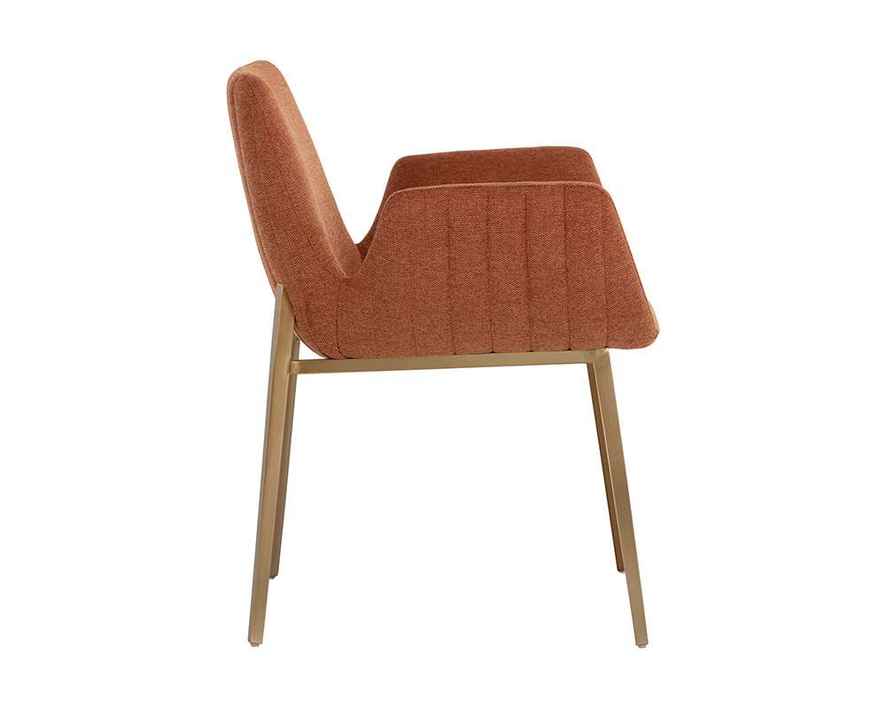 Sunpan - Ikon Lucano Dining Armchair - Belfast Rust - 108731 veiw 3