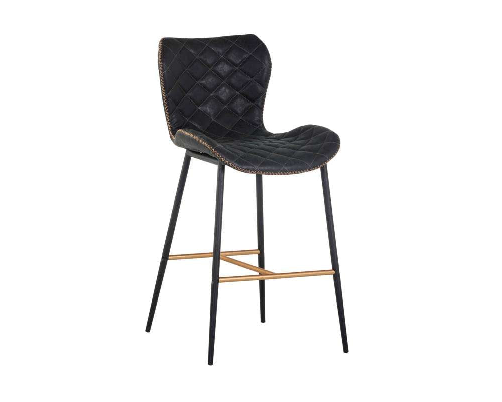 Sunpan - Lyla Counter Stool - Antique Black (Set Of 2) - 104032 veiw 1