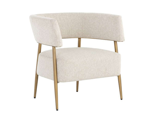 Sunpan - MIXT Maestro Lounge Chair - Dove Cream - 108146 veiw 1