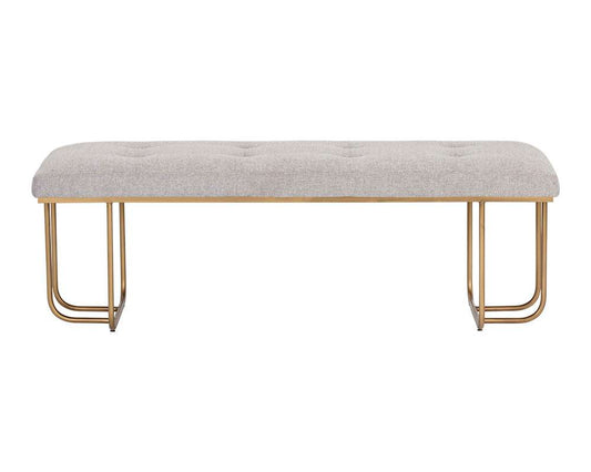 Sunpan - MIXT Maverick Bench - Belfast Heather Grey - 106407 veiw 2