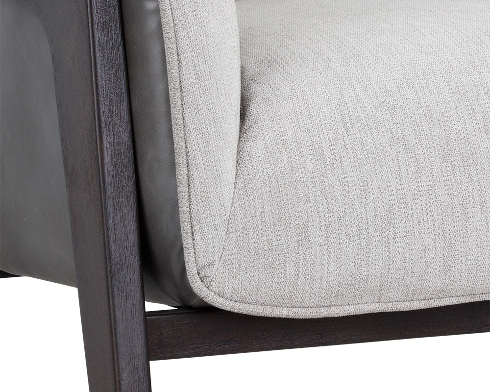 Sunpan - 5West Maximus Lounge Chair - Polo Club Stone / Overcast Grey - 105410 view 6