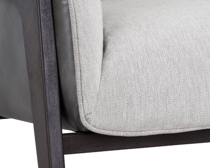 Sunpan - 5West Maximus Lounge Chair - Polo Club Stone / Overcast Grey - 105410 view 6