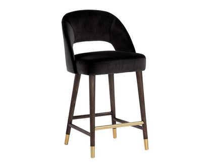 Sunpan - 5West Monae Counter Stool - Abbington Black - 105494 veiw 1