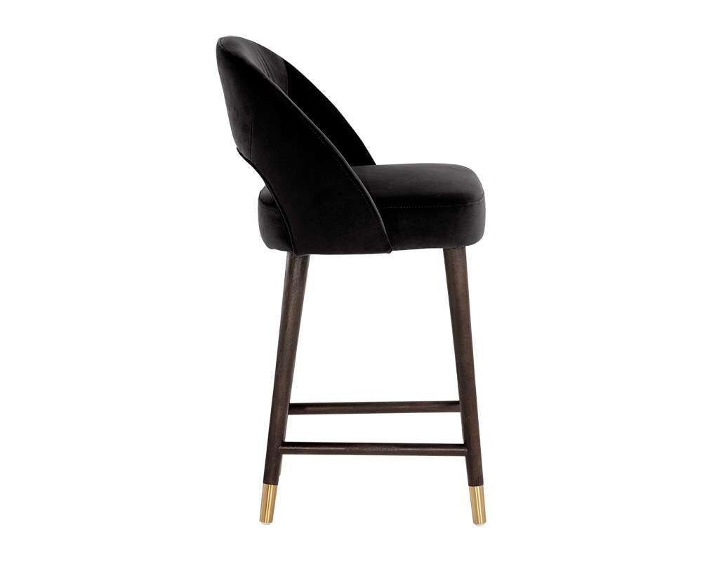 Sunpan - 5West Monae Counter Stool - Abbington Black - 105494 veiw 2