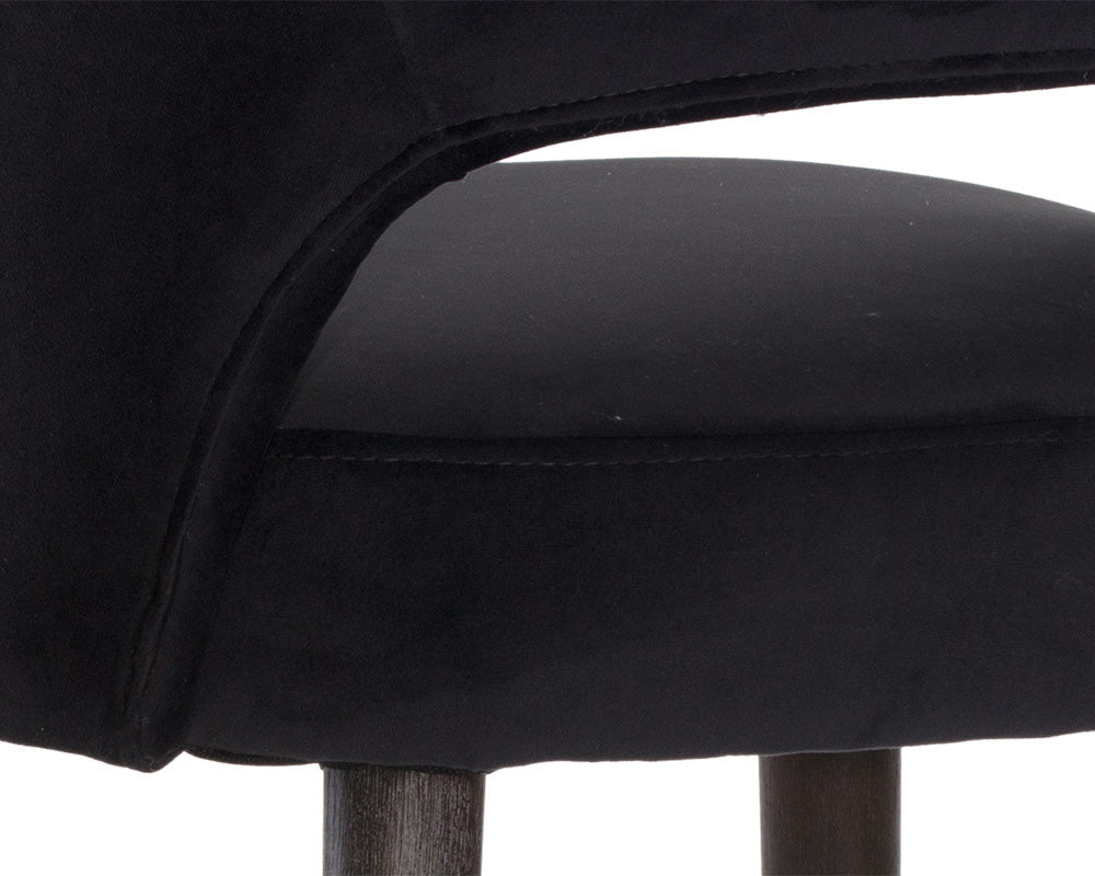 Sunpan - 5West Monae Counter Stool - Abbington Black - 105494 view 4