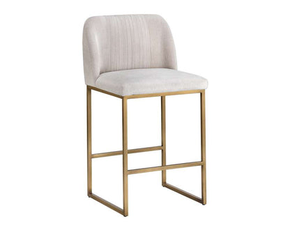 Sunpan - MIXT Nevin Counter Stool - Polo Club Muslin - 105088 veiw 1