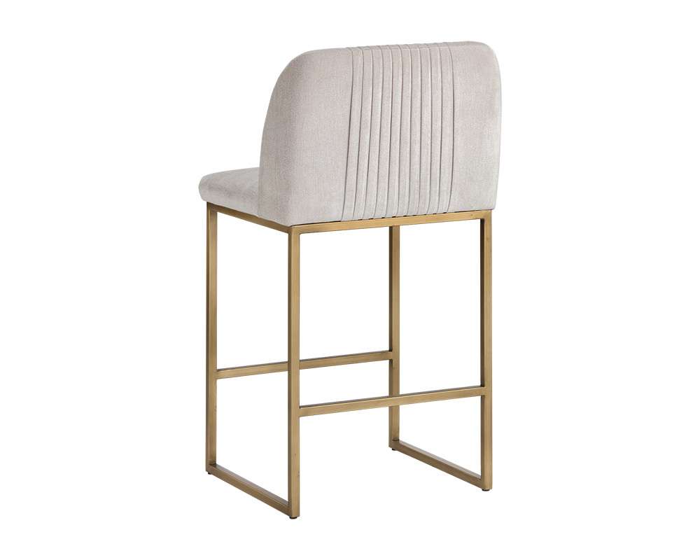 Sunpan - MIXT Nevin Counter Stool - Polo Club Muslin - 105088 veiw 3