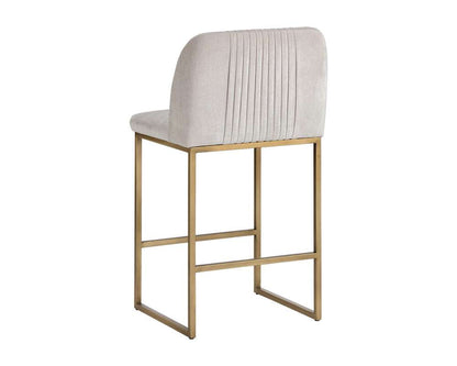 Sunpan - MIXT Nevin Counter Stool - Polo Club Muslin - 105088 veiw 3