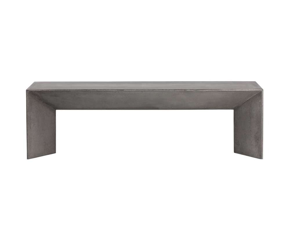 Sunpan - MIXT Nomad Bench - Grey - 102191 veiw 3