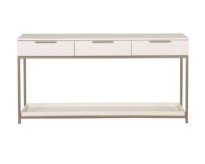 Sunpan - Artezia Rebel Console Table With Drawers - Champagne Gold - Cream - 108770 veiw 3