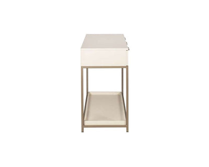 Sunpan - Artezia Rebel Console Table With Drawers - Champagne Gold - Cream - 108770 veiw 4
