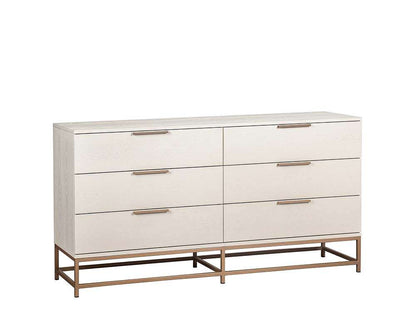 Sunpan - Artezia Rebel Dresser Small - Champagne Gold - Cream - 108498_CLOSEOUT veiw 1