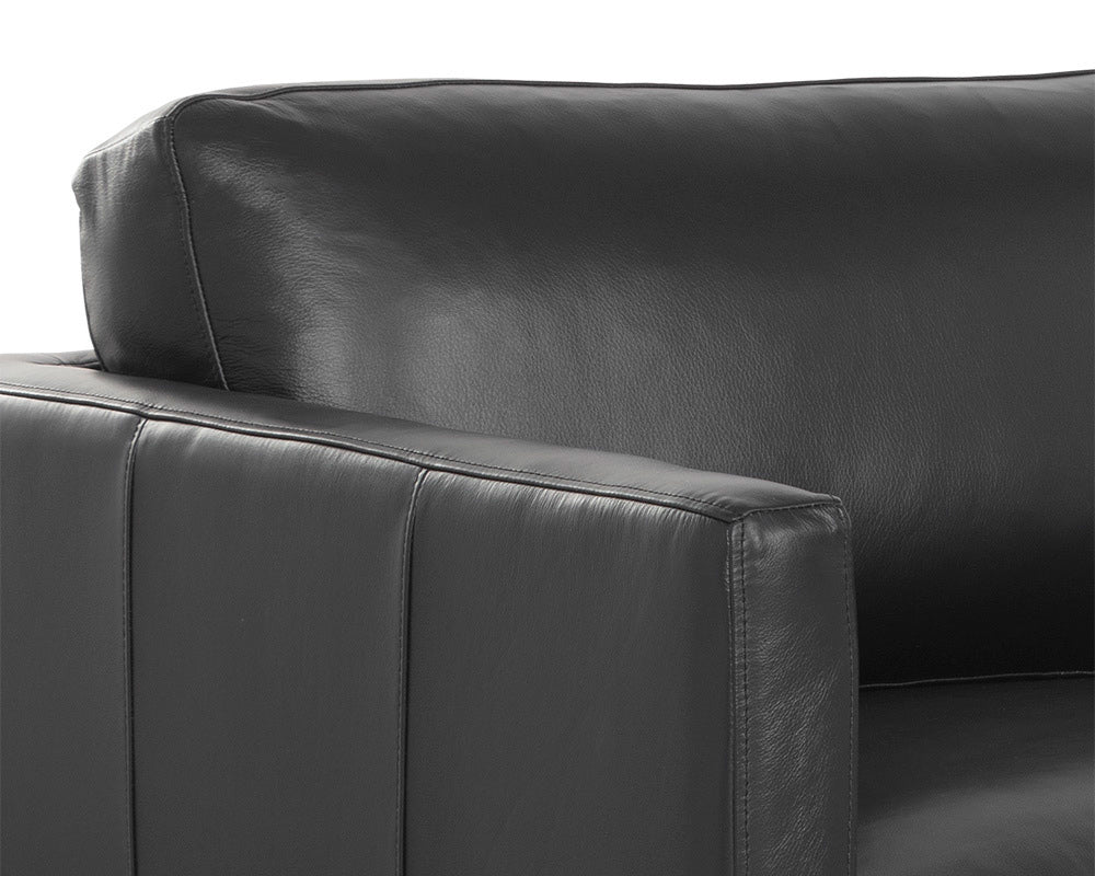 Sunpan - Westport Rogers Sofa - Cortina Black Leather - 110580 view 6