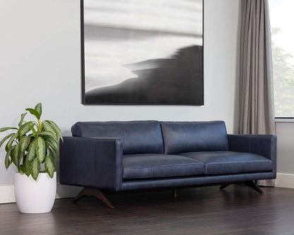 Sunpan - Westport Rogers Sofa - Cortina Ink Leather - 110581 veiw 4