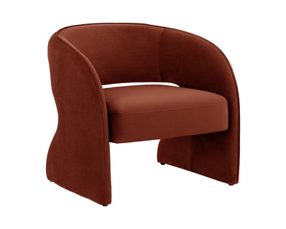 Sunpan - 5West Rosalia Lounge Chair - Meg Rust - 109583 veiw 1