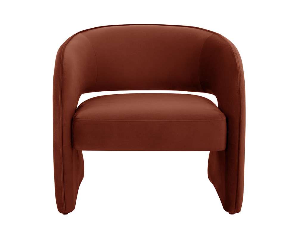 Sunpan - 5West Rosalia Lounge Chair - Meg Rust - 109583 veiw 2