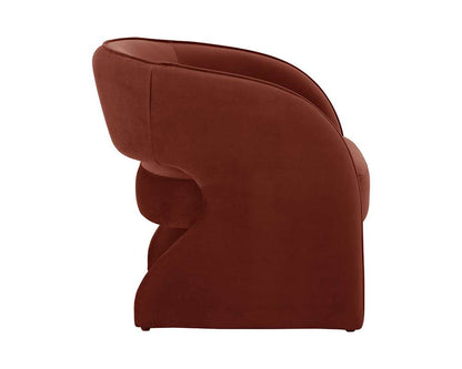 Sunpan - 5West Rosalia Lounge Chair - Meg Rust - 109583 veiw 3