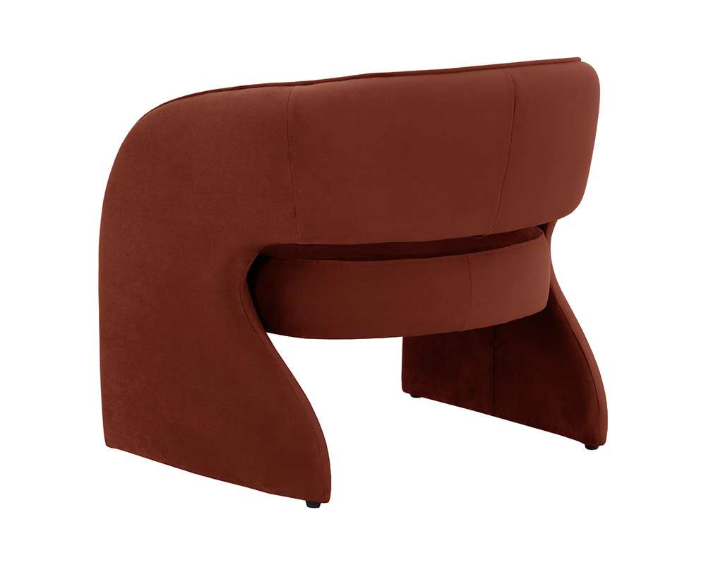 Sunpan - 5West Rosalia Lounge Chair - Meg Rust - 109583 veiw 4