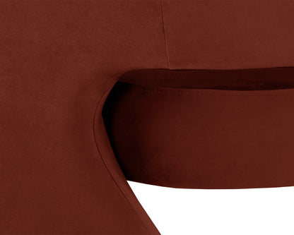 Sunpan - 5West Rosalia Lounge Chair - Meg Rust - 109583 view 7