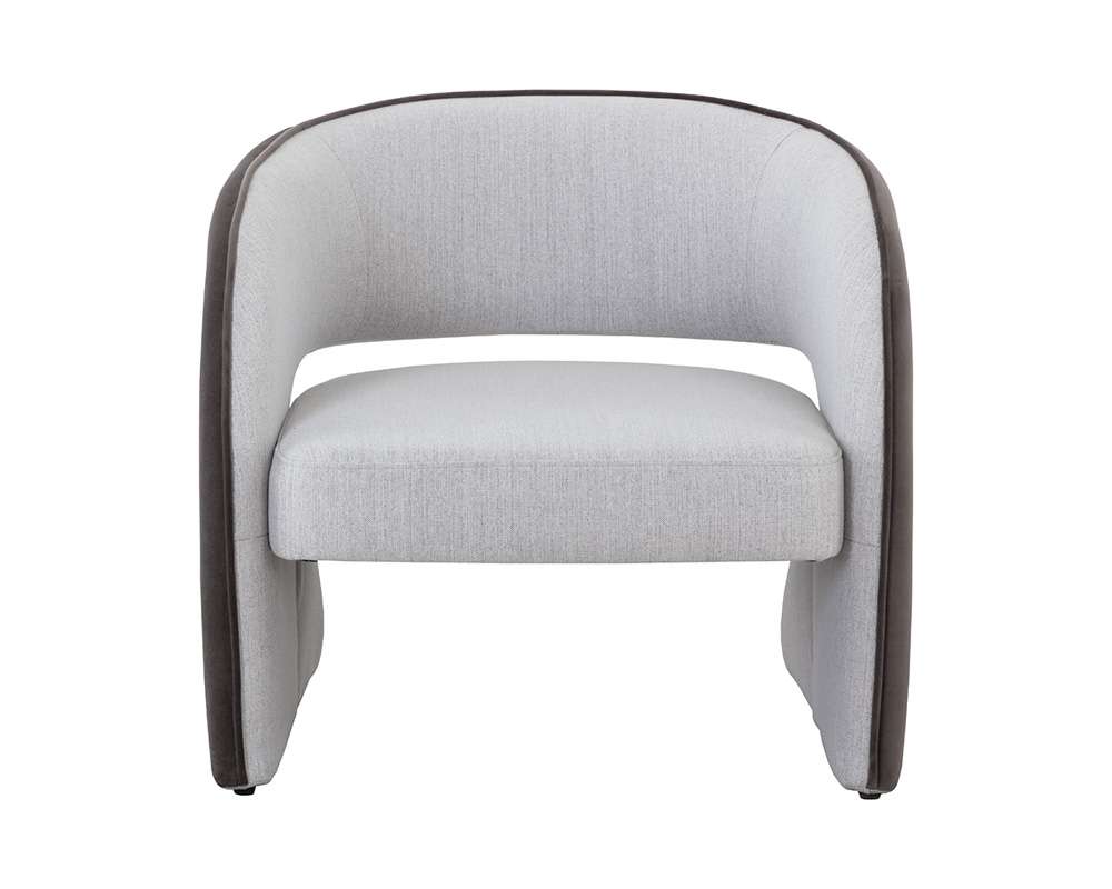 Sunpan - 5West Rosalia Lounge Chair - Mina Light Grey / Meg Ash - 109584 veiw 2