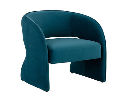 Sunpan - 5West Rosalia Lounge Chair - Timeless Teal - 109582 veiw 1