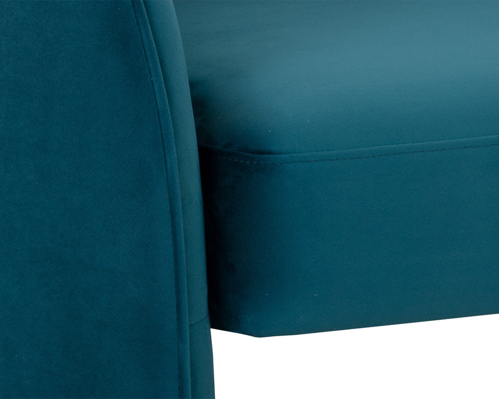 Sunpan - 5West Rosalia Lounge Chair - Timeless Teal - 109582 view 6
