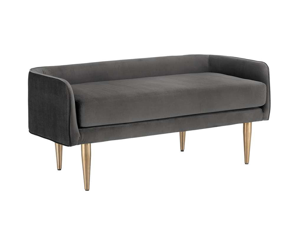Sunpan - Sammy Bench - Grey Sky - 104513 veiw 1
