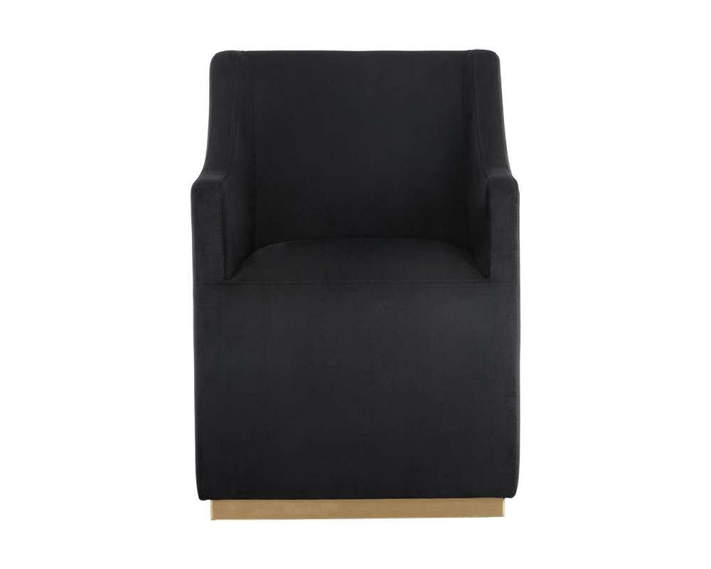 Sunpan - Irongate Zane Wheeled Lounge Chair - Abbington Black - 104982 veiw 2