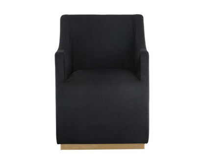 Sunpan - Irongate Zane Wheeled Lounge Chair - Abbington Black - 104982 veiw 2