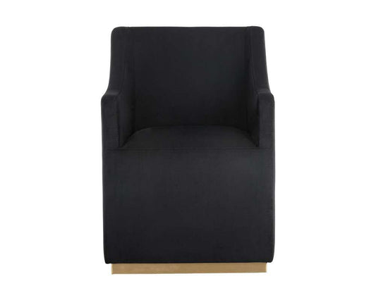 Sunpan - Irongate Zane Wheeled Lounge Chair - Abbington Black - 104982 veiw 2