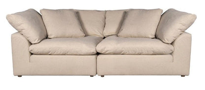 Sunset Trading - Contemporary Puff Collection 2PC Modular Sectional Sofa Tan/Beige - SU-1458-84-2C veiw 1