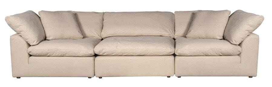 Sunset Trading - Contemporary Puff Collection 3PC Modular Sectional Sofa Tan/Beige - SU-1458-84-2C-1A veiw 1