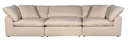 Sunset Trading - Contemporary Puff Collection 3PC Modular Sectional Sofa Tan/Beige - SU-1458-84-2C-1A veiw 1