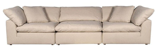 Sunset Trading - Contemporary Puff Collection 3PC Modular Sectional Sofa Tan/Beige - SU-1458-84-2C-1A veiw 1