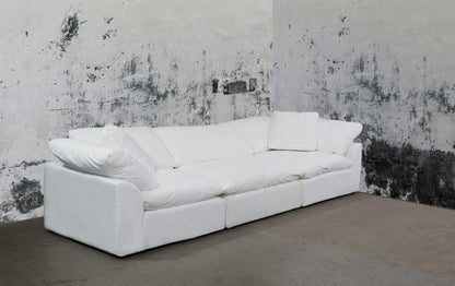 Sunset Trading - Contemporary Puff Collection 3PC Modular Sectional Sofa White - SU-1458-81-2C-1A veiw 1