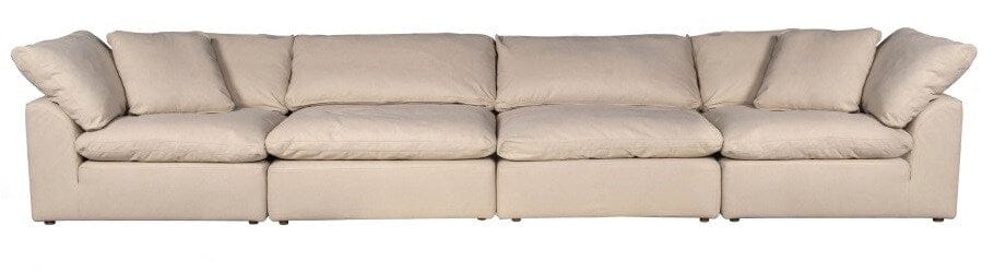Sunset Trading - Contemporary Puff Collection 4PC Modular Sectional Sofa Tan/Beige - SU-1458-84-2C-2A veiw 1