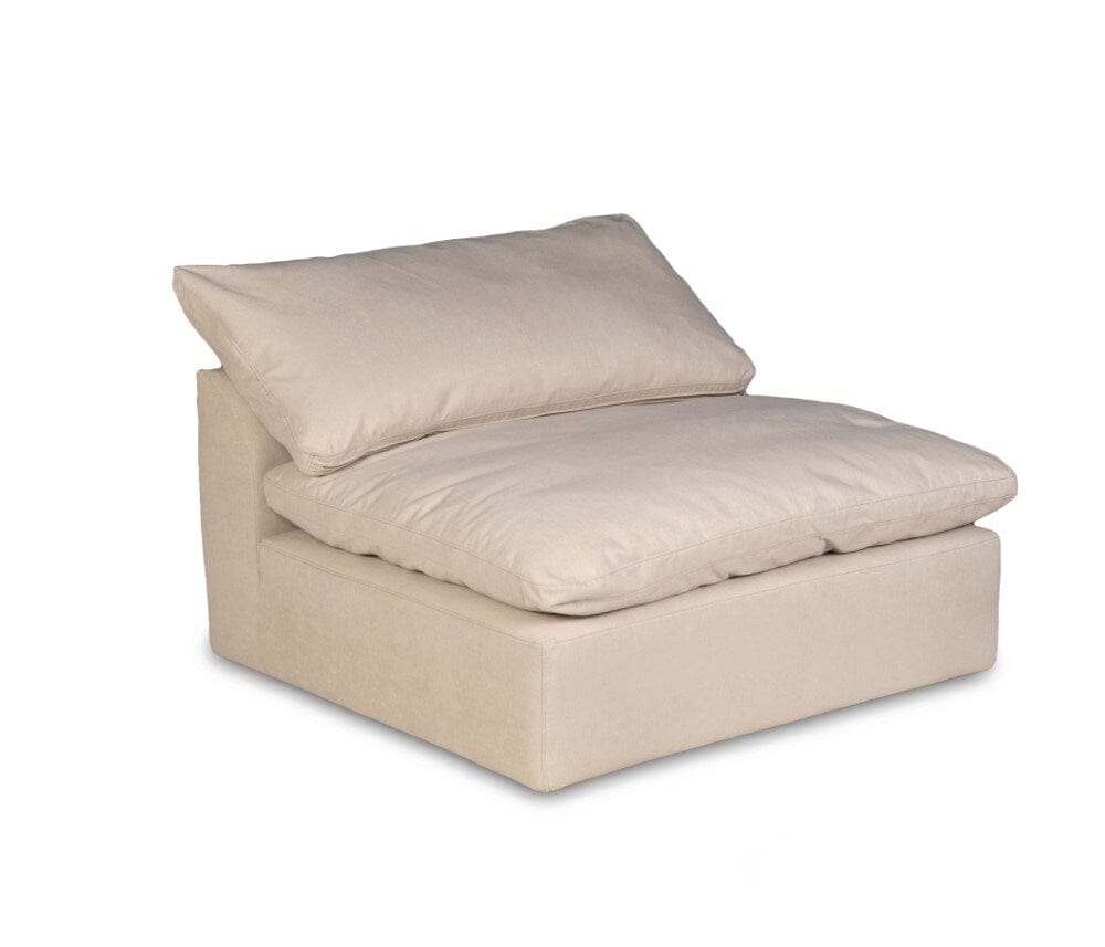 Sunset Trading - Contemporary Puff Collection 6PC Modular U-Shaped Pit Sectional Sofa Tan/Beige - SU-1458-84-3C-1A-2O veiw 3